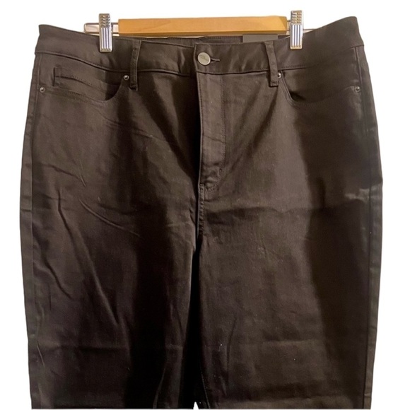 Rickis Jeggings 16 Black High Rise Straight Leg - Picture 1 of 9